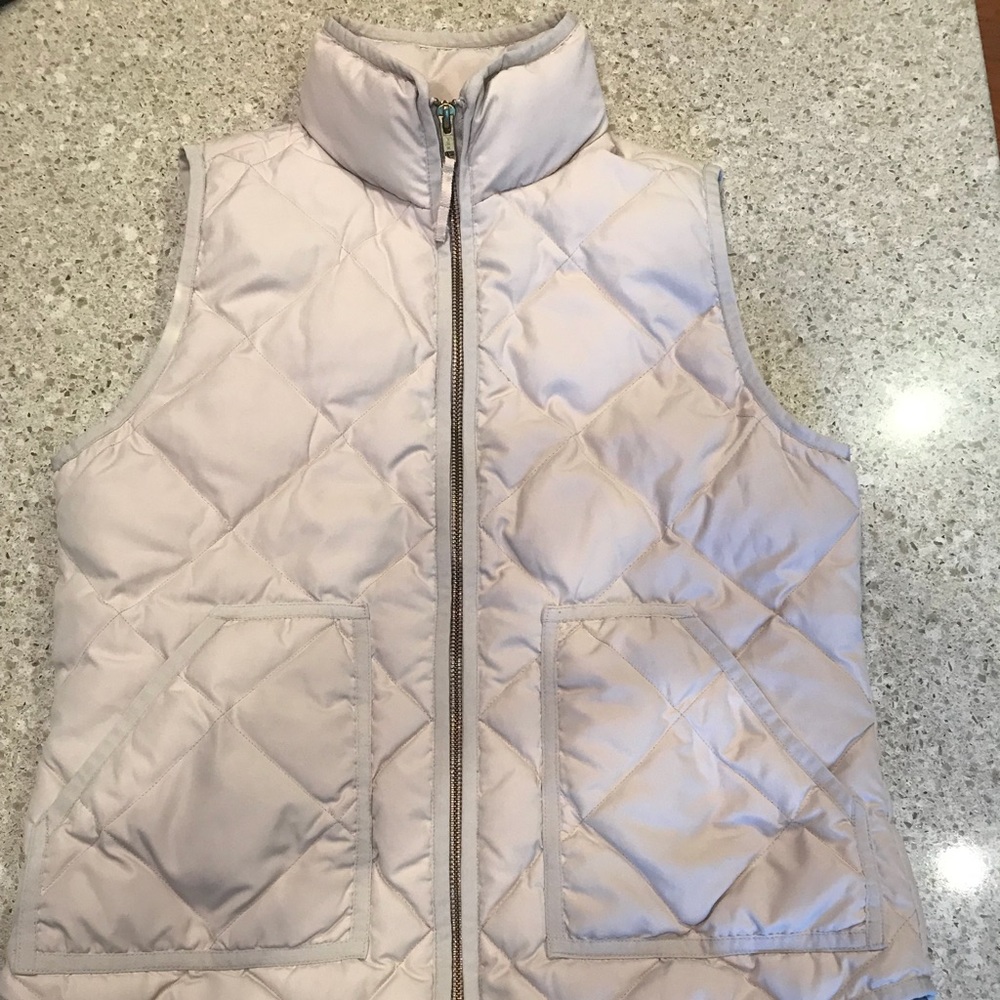 FINAL SALE: Creme J Crew Quilted Vest